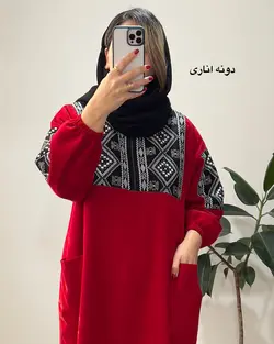 مانتو مخمل کبریتی ترنم سری۴ کد 0023