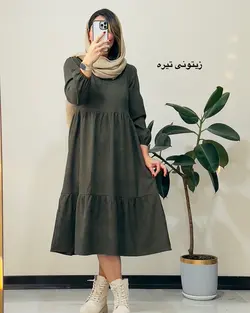 ‌پیراهن مانتویی پاییزه مارال سری ۳ کد 0040