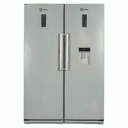 یخچال دوقلو سان استیل مدلSUD5I-W سفید یخساز اتوماتیک و موتور اینورتر