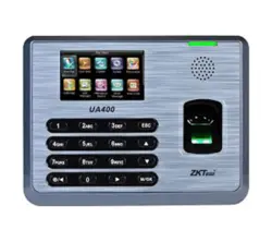 دستگاه حضور و غیاب اثر انگشت و کارت و رمز عبور UA400
