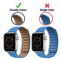 بند چرمی مگنتی مناسب برای اپل واچ 42/44/45 میلی متری