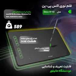 قلم نوری ایکس پی پن مدل Deco 01 V2