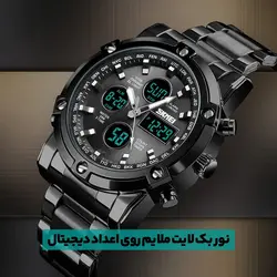 ساعت مچی دیجیتال اسکمی مدل 1389 black