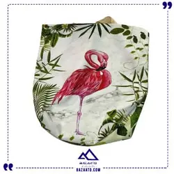 ساک مخملی بزرگ - فلامینگو