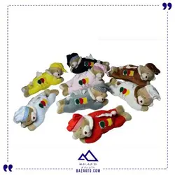 جا دستمالي خرس پارچه طرحدار هاني ناز