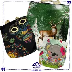 ساک مخملی متوسط متفرقه