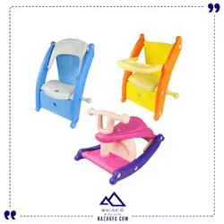 صندلي راکر سه کاره زرد نوباوه