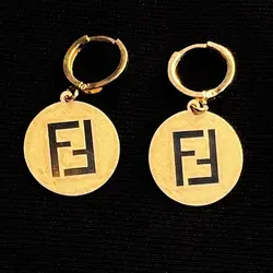 نیم ست طلا 18 عیار زنانه سوزیانا مدل فندی کد 6