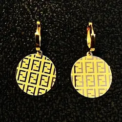 نیم ست طلا 18 عیار زنانه سوزیانا مدل فندی کد 6