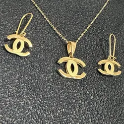 ست طلا 18 عیار زنانه مدل شنل