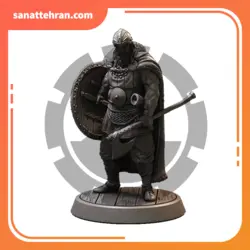 طرح سه بعدی مدل  PaddedWarrior