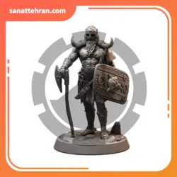 طرح سه بعدی مدل TuskedWarrior