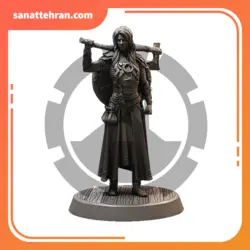 طرح سه بعدی مدل  Shieldmaiden