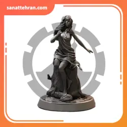 طرح سه بعدی مدل Huldra