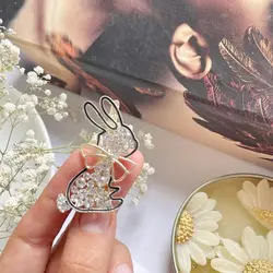 گیره انبری خرگوش نگین دار fengy