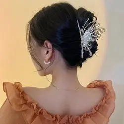 کلیپس فلزی پروانه نگین دار