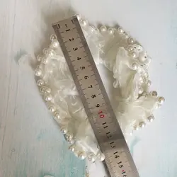 اسکرانچی حریر کریستال مرواریدی سایز بزرگ