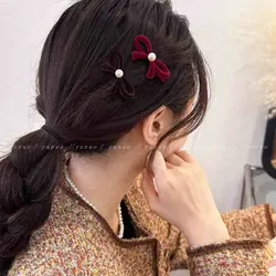 گیره انبری پاپیون مخمل