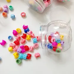 قوطی ۵۰ عددی مهره مو گل و دایره
