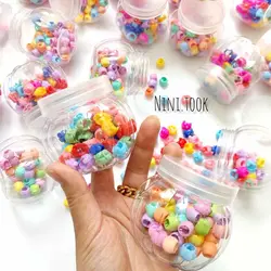 قوطی ۵۰ عددی مهره مو گل و دایره