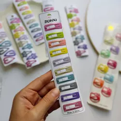 پک 10 عددی مینی گیره تق تقی شمعی مات