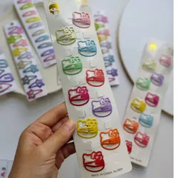 پک 10 عددی مینی گیره تق تقی شمعی مات