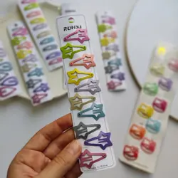 پک 10 عددی مینی گیره تق تقی شمعی مات