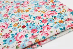 پارچه ساتن نخ گلدار مدل Sn199