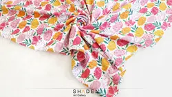 پارچه تریکو گلدار مدل Tr190