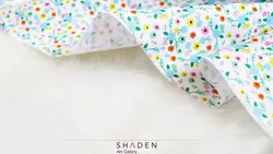 پارچه کرپ نخ طرح گلدار مدل Cn189