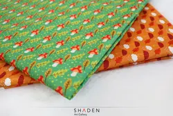 پارچه کرپ نخ طرح پاییزی مدل Cn184