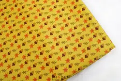 پارچه کرپ نخ طرح پاییزی مدل Cn183