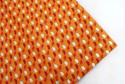 پارچه کرپ نخ طرح پاییزی مدل Cn182