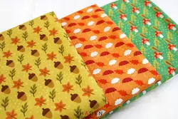 پارچه کرپ نخ طرح پاییزی مدل Cn182