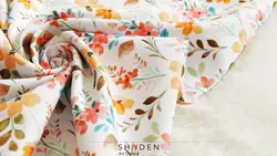 پارچه کرپ نخ گلدار مدل Cn168