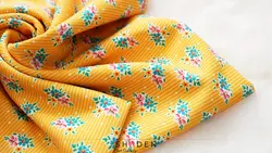 پارچه کرپ مازراتی گلدار مدل Ma165