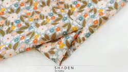 پارچه کرپ حریر گلدار مدل Ch160