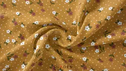 پارچه کرپ مازراتی گلدار مدل Ma146