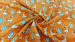 پارچه کرپ مازراتی عروسکی مدل Ma137