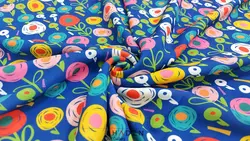 پارچه کرپ حریر گلدار مدل Ch129