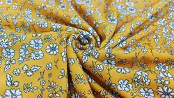 پارچه کرپ حریر گلدار مدل Ch128