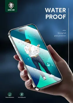 گلس گرین لاین برای اپل Iphone 14 pro max مدل Steve شفاف