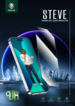 گلس گرین لاین برای اپل Iphone 14 pro max مدل Steve شفاف