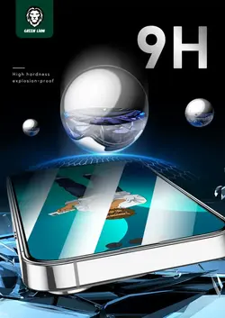 گلس گرین لاین برای اپل Iphone 14 pro max مدل Steve شفاف