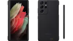 قاب سیلیکون اورجینال سامسونگ با قلم هوشمند S PEN برای S21 ultra