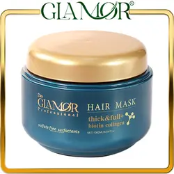 ماسک مو گلامور حجم 1 لیتر (glamor biotin-collagen hair mask)