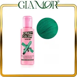 رنگ مو فانتزی کریزی کالر مدل emerald green حجم 100 میلی‌لیتر (crazy color hair color)
