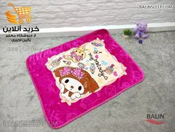 پتو بچگانه نوزادی ابریشمی دورو لطیف سرخابی خرگوشی