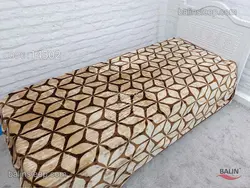 پتو یکنفره دورویه ابریشمی ایدورا (رنگ نسکافه ای قهوه ای)