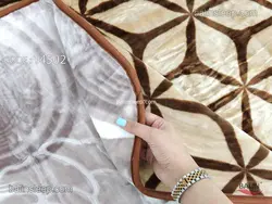 پتو یکنفره دورویه ابریشمی ایدورا (رنگ نسکافه ای قهوه ای)
